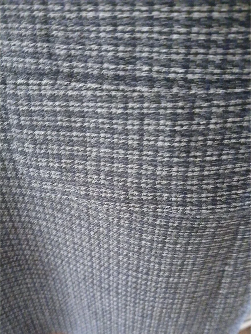 Vintage Nordstrom Black Check Waffle Tweed Wool Men Blazer 46L Sport Coat Jacket